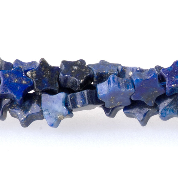 Lapis 6mm Star - 15-16 Inch