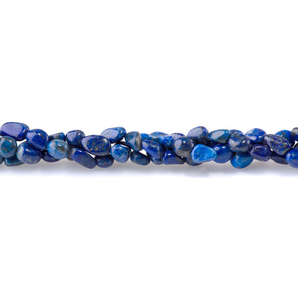 Lapis 7x9-8x10mm Pebble A Grade - 15-16-Inch