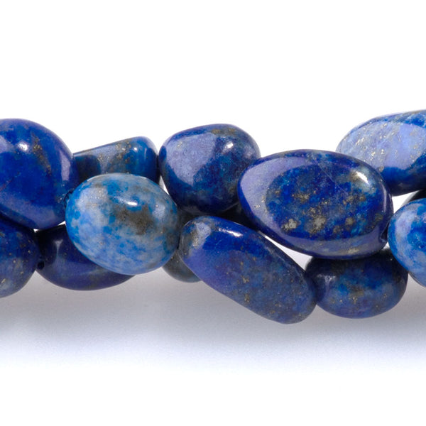 Lapis 7x9-8x10mm Pebble A Grade - 15-16-Inch