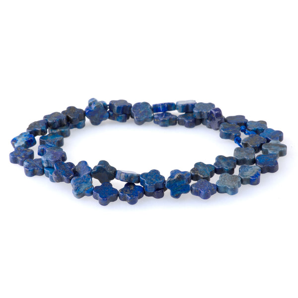 Lapis 8mm Cross - 15-16 Inch