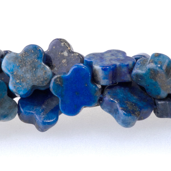 Lapis 8mm Cross - 15-16 Inch