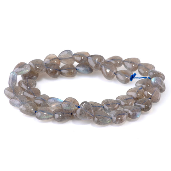 Labradorite 10mm Heart AA Grade - 15-16 Inch