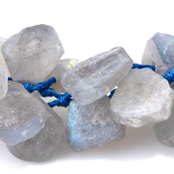 Labradorite 10x13mm Irregular Tear Drop - 15-16 Inch