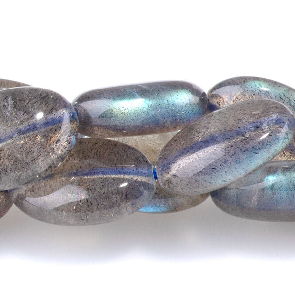 Labradorite 10x14mm Puff Oval AA Grade - 15-16 Inch