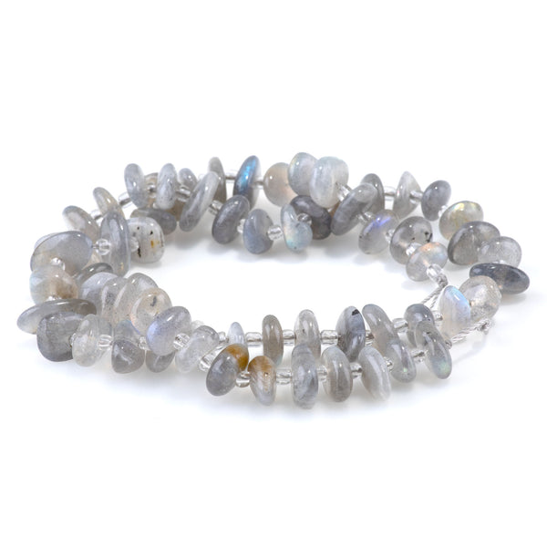 Labradorite 5x8mm Chips - 15-16 Inch