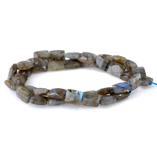 Labradorite 8x10mm Faceted Rectangle A Grade - 15-16 Inch