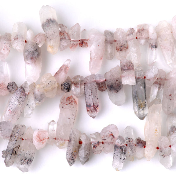Lepidocrocite 4x10-7x12mm Top Drill Rough Point - 15-16 Inch