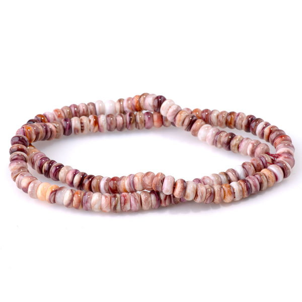 Lions Paw 6mm Purple Rondelle - 15-16 Inch