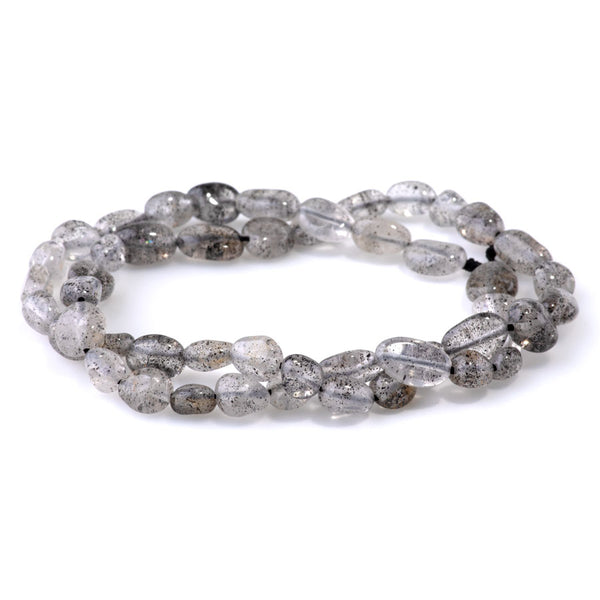 Black Mica 7x9-8x10mm Pebble A Grade - 15-16-Inch
