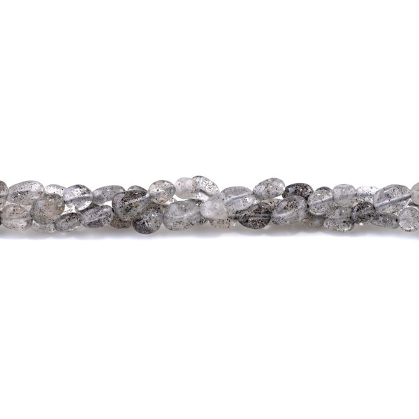 Black Mica 7x9-8x10mm Pebble A Grade - 15-16-Inch