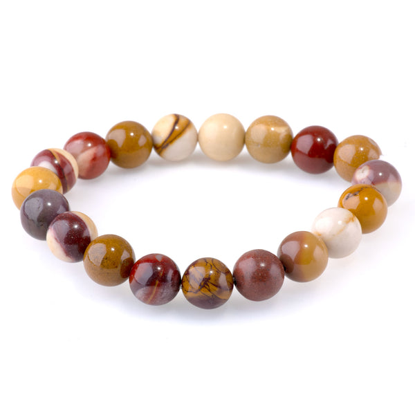 Mookaite 10mm Round - 8-Inch