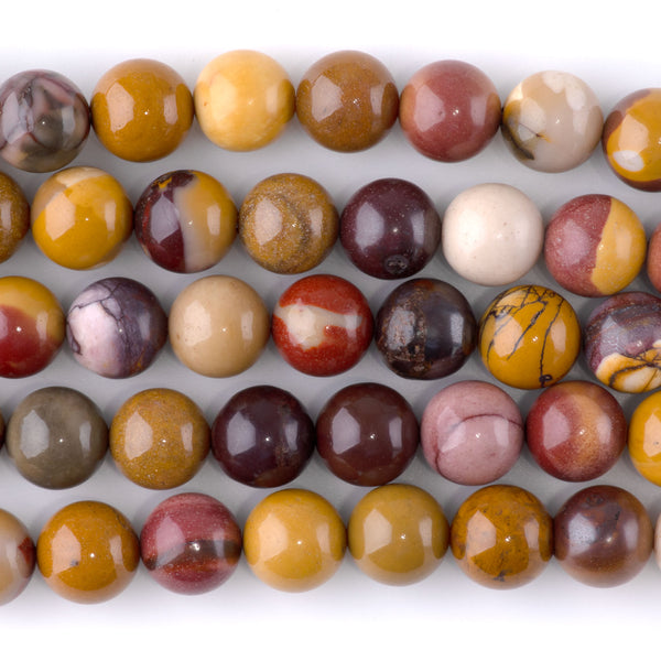 Mookaite 10mm Round - 8-Inch