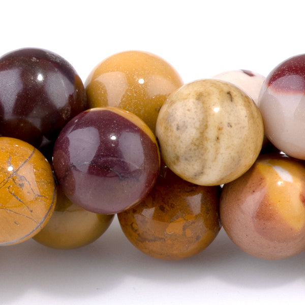 Mookaite 10mm Round - 8-Inch