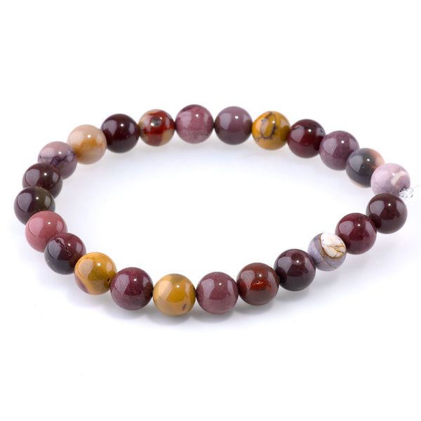 Mookaite 6mm Round - 8-Inch
