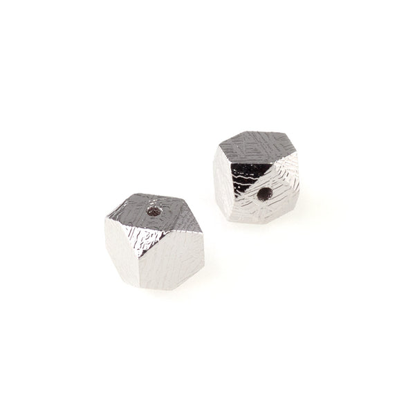 Muoinionalusta Meteorites 6mm Faceted Nugget Beads - 2 Pack