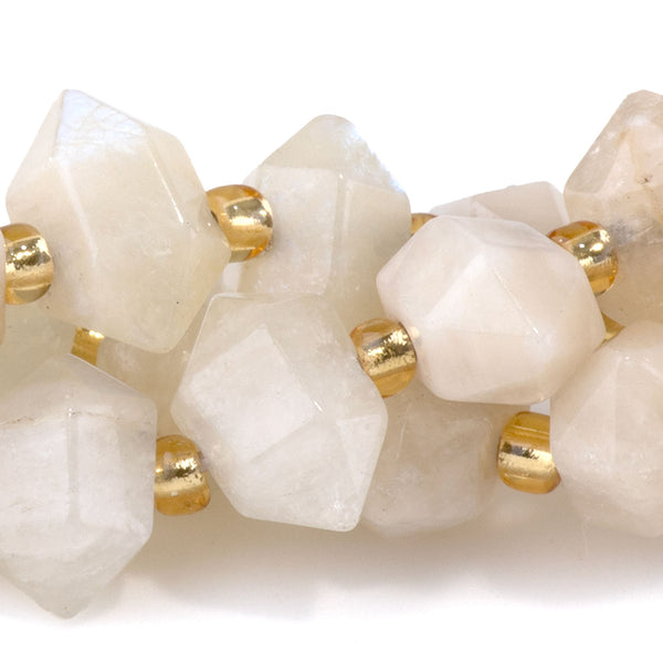 Moonstone 6x11mm Side Drilled Points - 15-16-Inch