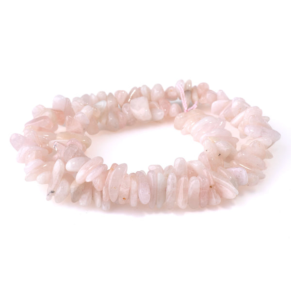 Morganite 4x9-6x12mm Chip - 15-16 Inch