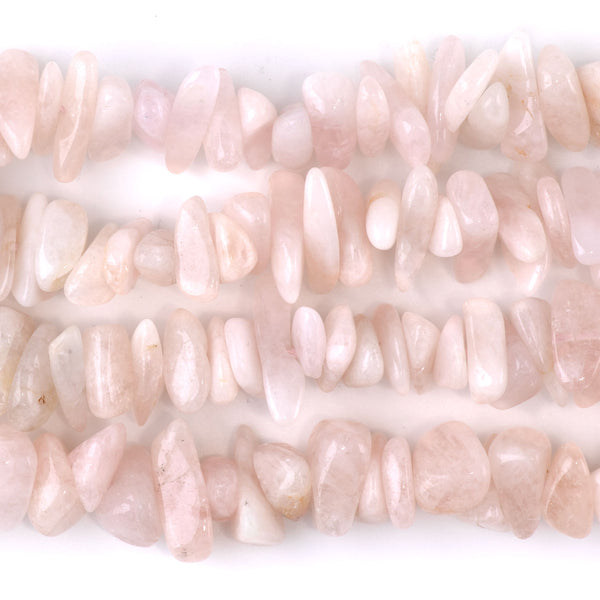 Morganite 4x9-6x12mm Chip - 15-16 Inch