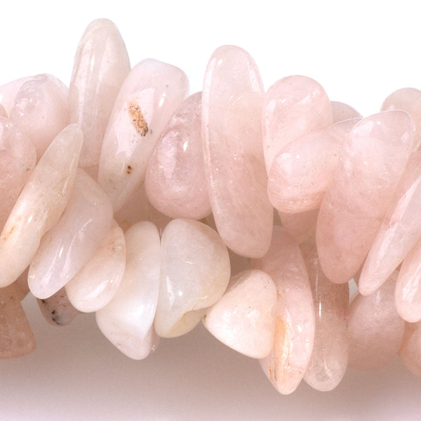 Morganite 4x9-6x12mm Chip - 15-16 Inch