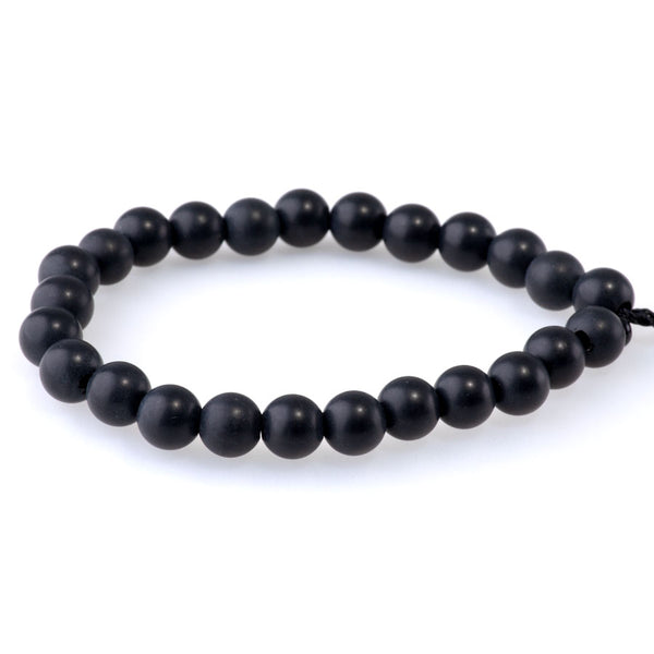 MATTE Onyx 8mm Round - 8-Inch