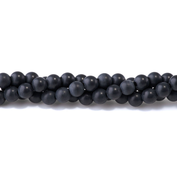 MATTE Onyx 8mm Round - 8-Inch