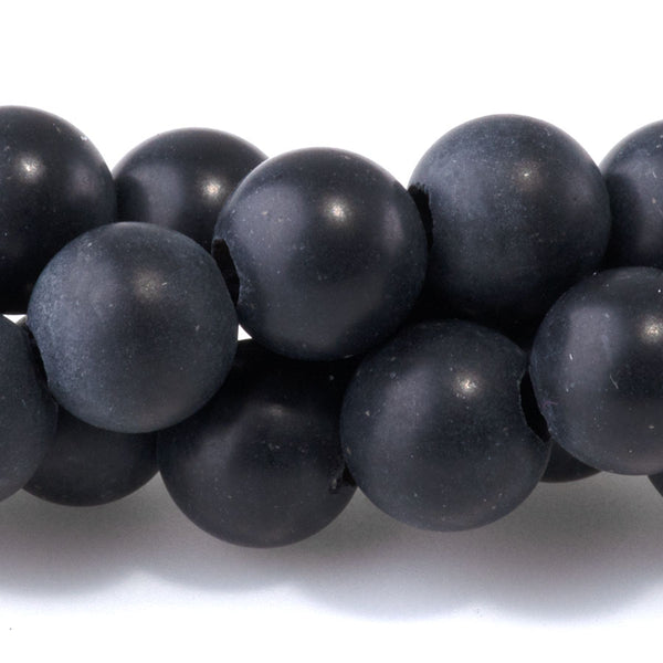 MATTE Onyx 8mm Round - 8-Inch