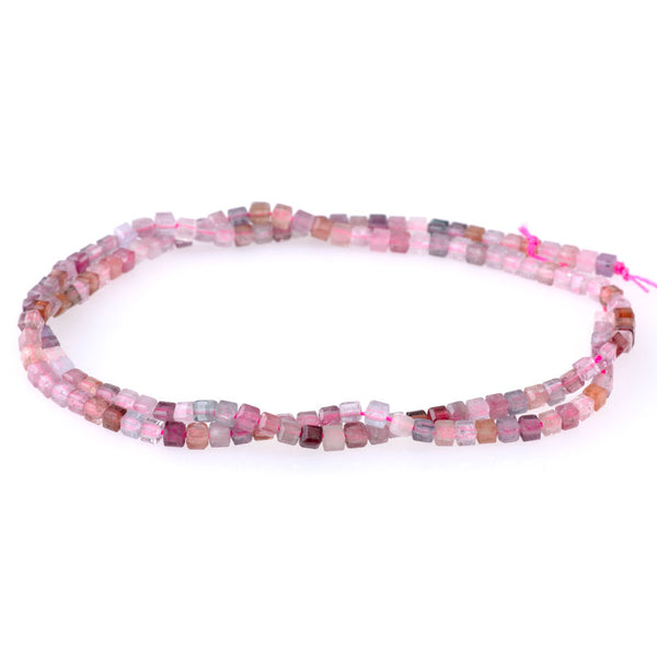 Multi Spinel 3mm Table Cut Cube - AA Grade - 15-16 Inch