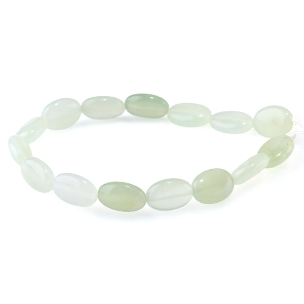 New Jade 10x14mm Oval - 8-Inch Strands