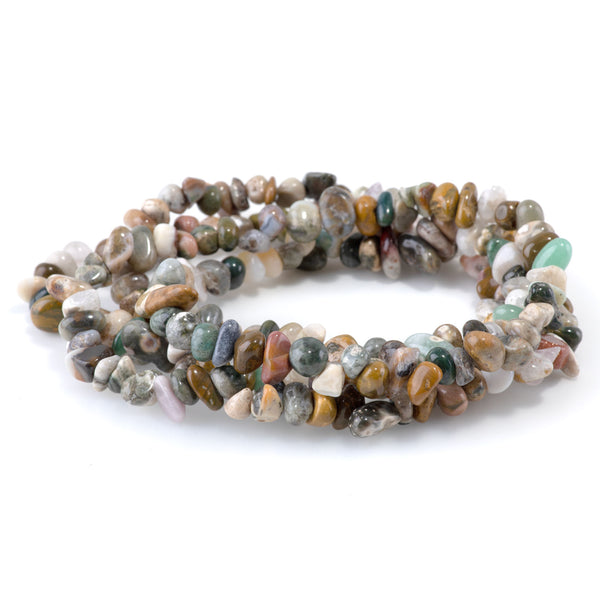 Ocean Jasper 5-12mm Chip - 36-Inch