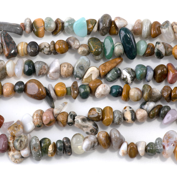 Ocean Jasper 5-12mm Chip - 36-Inch