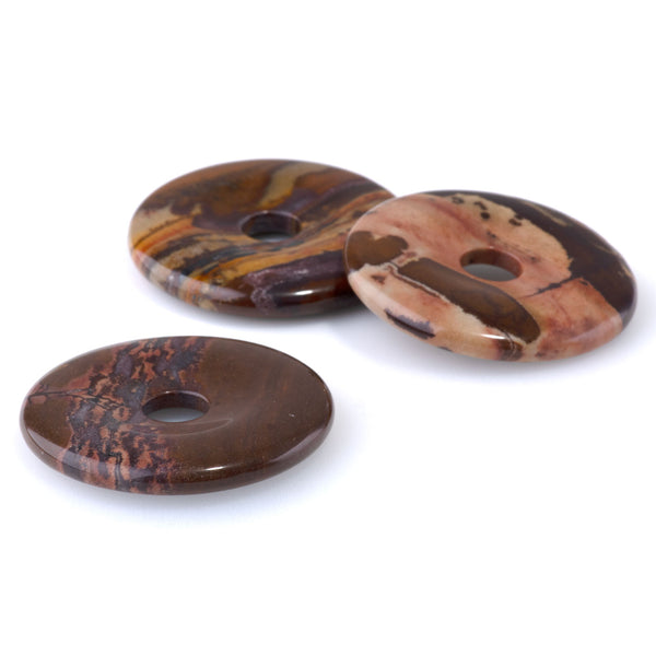 Outback Jasper 40mm Donut Pendant