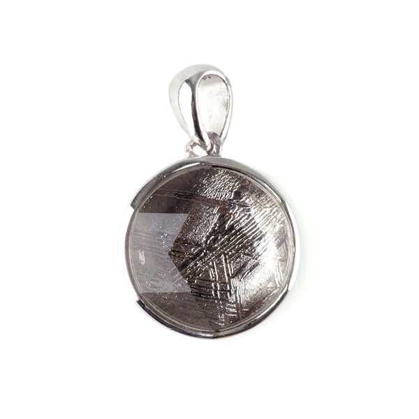 Muoinionalusta Meteorites 12mm Star Cut Faceted Coin Pendant