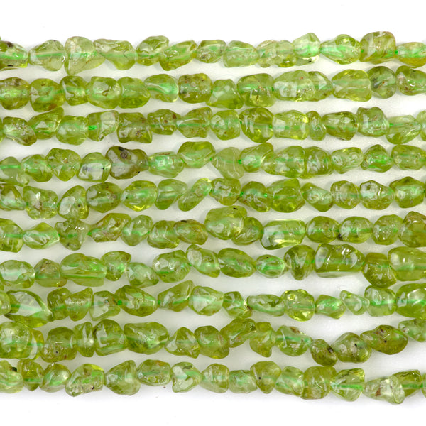 Peridot 7x9-8x10mm Pebble - 15-16-Inch
