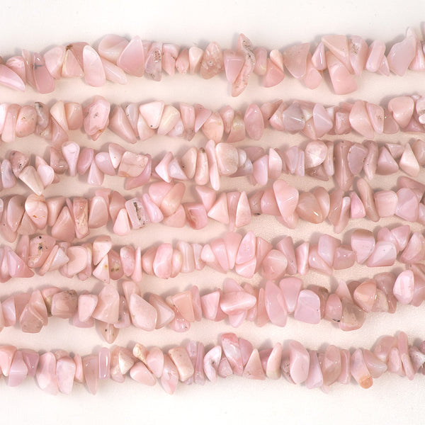 Pink Opal 3x6-5x7mm Chip - 15-16 Inch