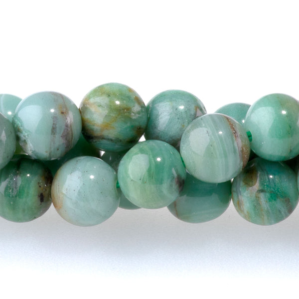 Pilbara Prase 6mm Round AA Grade - 15-16 Inch