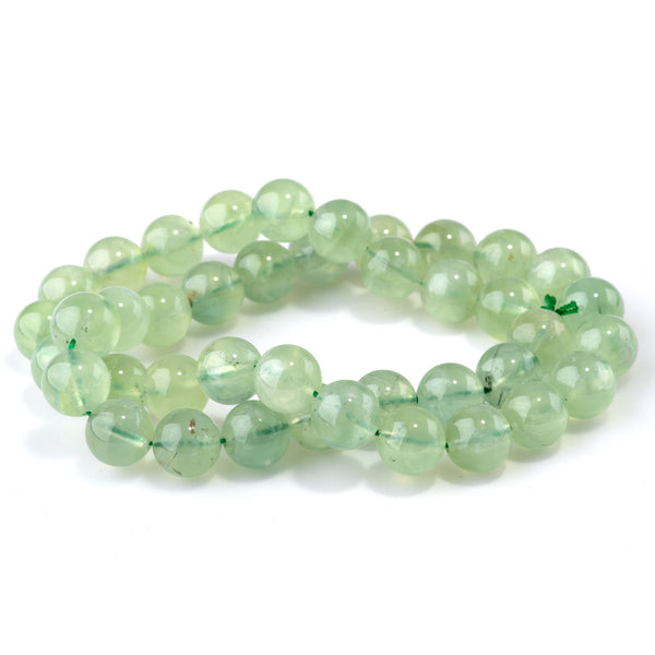 Prehnite 10mm Round AAA Grade - 15-16 Inch