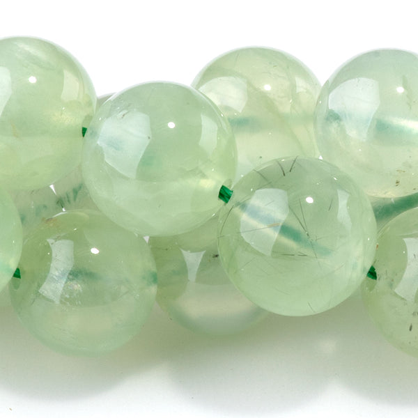 Prehnite 10mm Round AAA Grade - 15-16 Inch