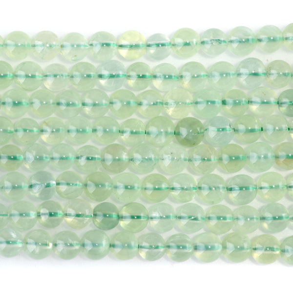 Prehnite 6mm Round AAA Grade - 15-16 Inch
