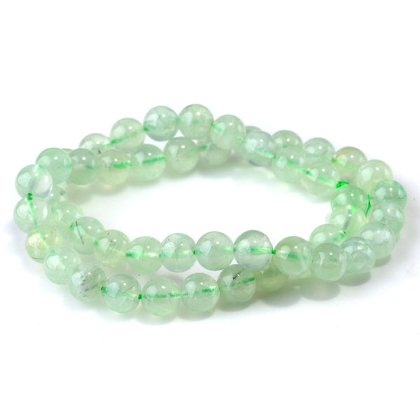 Prehnite 8mm Round AAA Grade - 15-16 Inch