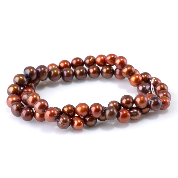 Freshwater Pearl 7-9mm Multi Color Potato Beads - 15-16 Inch