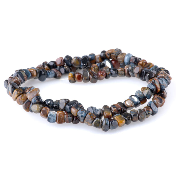 Pietersite 5-7x8-10mm AAA Grade Chip - 18-19 Inch