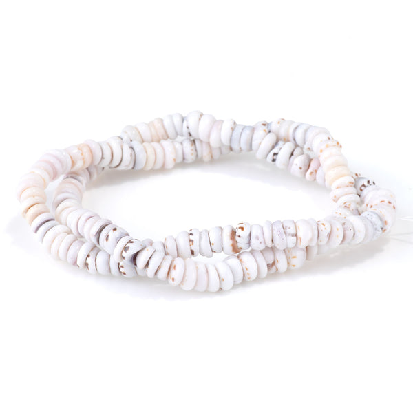 Purple Puka Shell 6-7mm Chip - 15-16 Inch