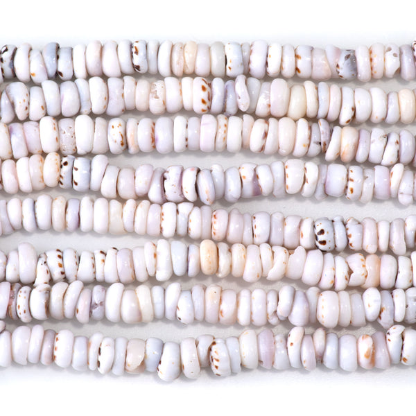 Purple Puka Shell 6-7mm Chip - 15-16 Inch