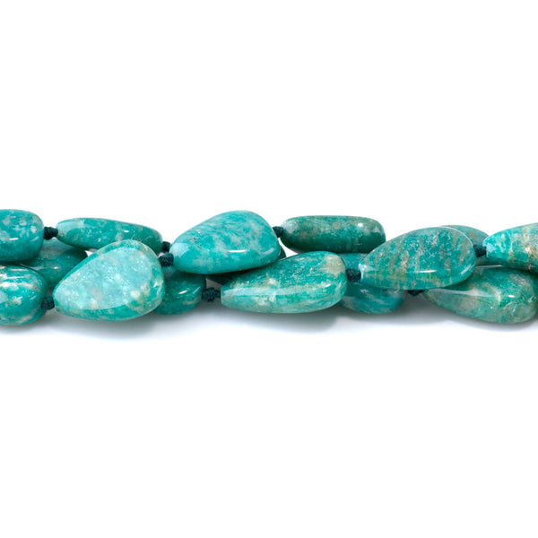 Russian Amazonite 10x18-12x22mm Tear Drop - 15-16 Inch