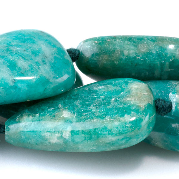 Russian Amazonite 10x18-12x22mm Tear Drop - 15-16 Inch