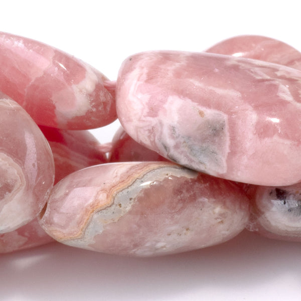 Rhodochrosite 13x18-15x22mm Nugget A Grade - 15-16 Inch