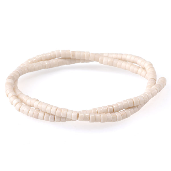 River Stone 2x4mm Heishi - 15-16 Inch