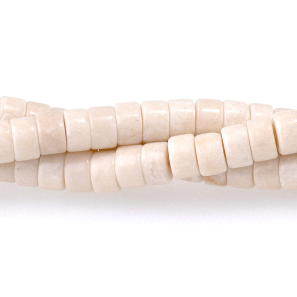 River Stone 2x4mm Heishi - 15-16 Inch