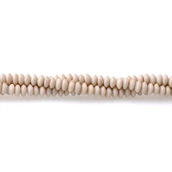 River Stone 6x3mm Saucer Beads - 15-16 Inch