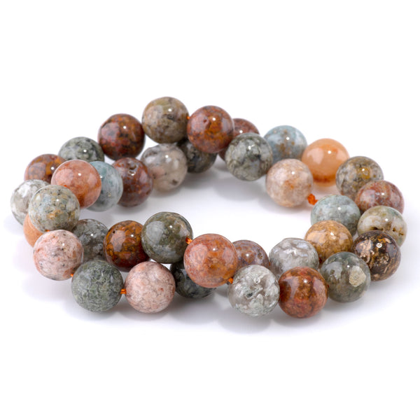 Rainbow Ocean Agate 10mm Round A Grade - 15-16 Inch